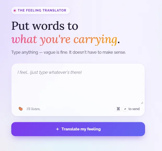 Feeling Translator