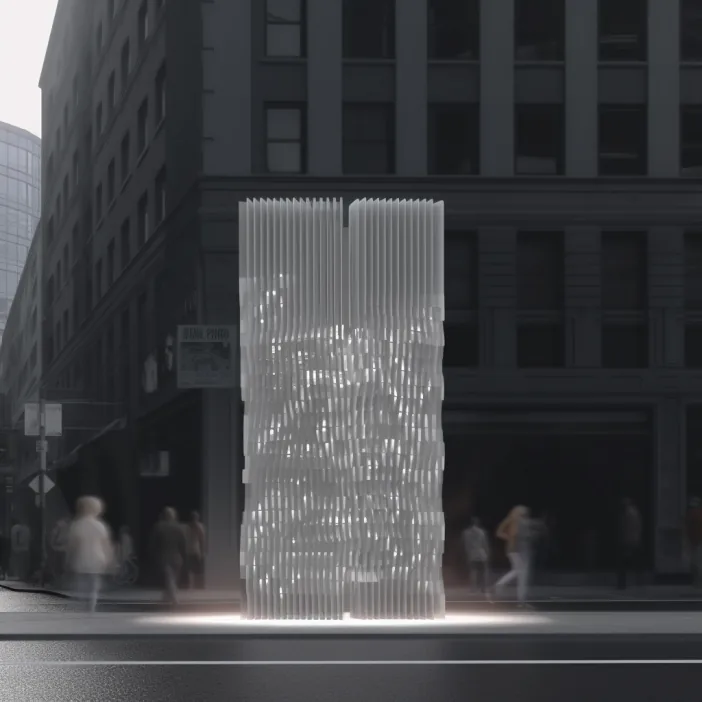 glowing at the base, corner condition
