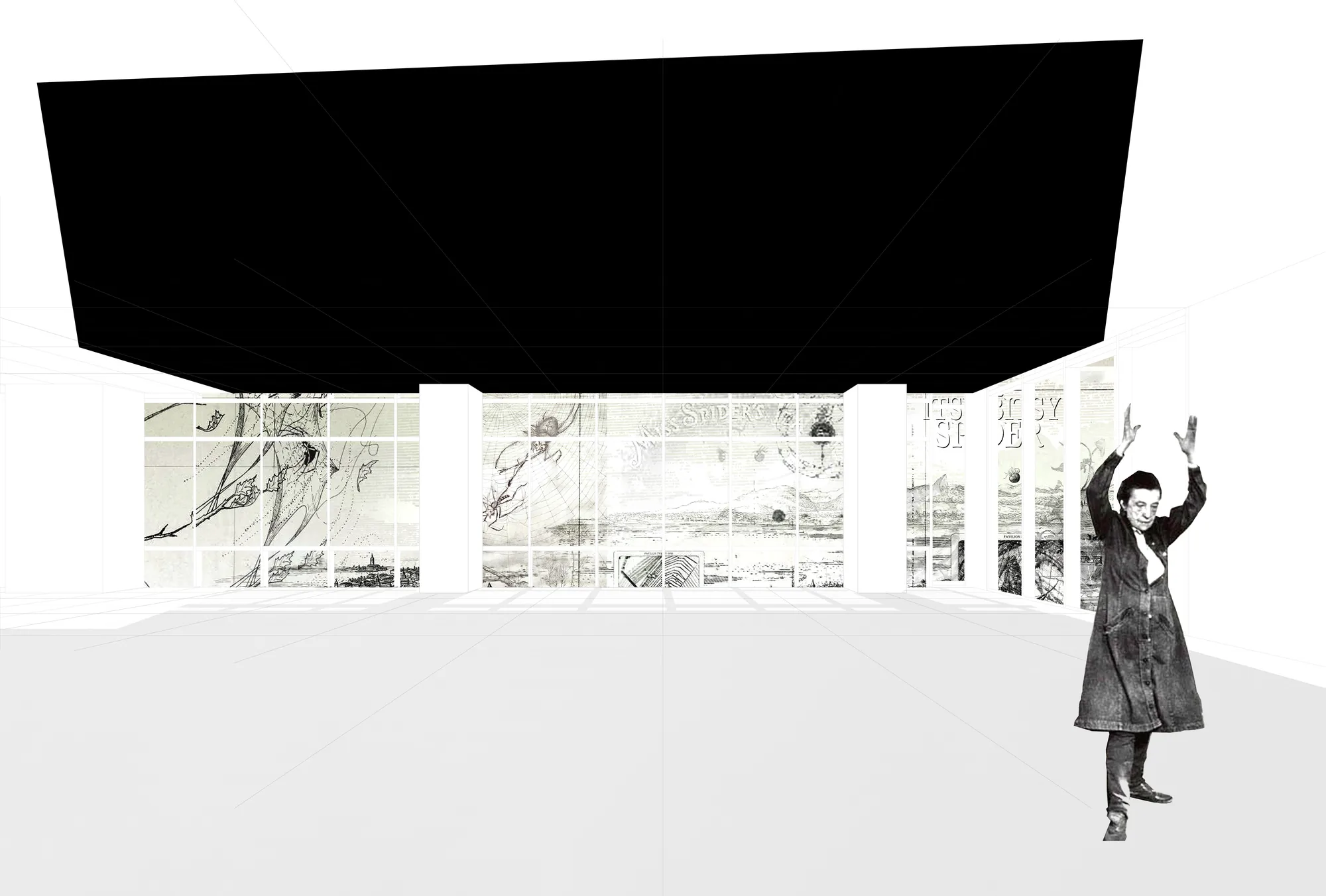 Conceptual pavilion render